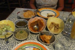 Menü im African Café