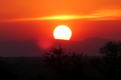Sonnenuntergang im KNP