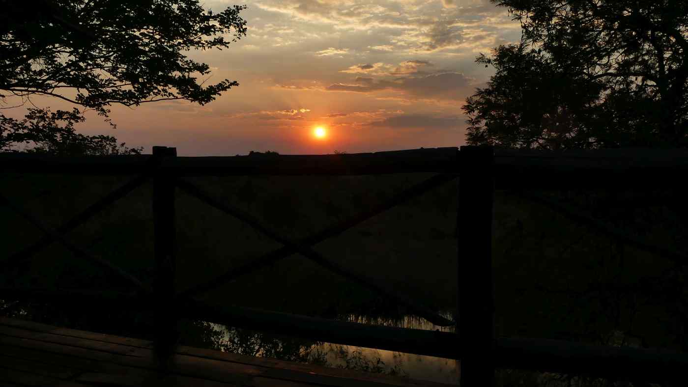 Sonnenuntergang am Kvando